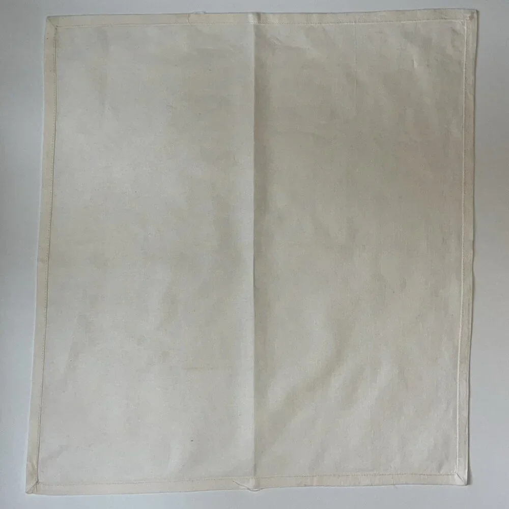 🤍✨ Off-White Cotton Fabric Napkins | Set of 4